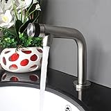 Moderner kreativer Wasserhahn aus Edelstahl mit kaltem Wasser für Badezimmer, Waschbecken, Küche, Wasserhahn