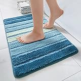 MIULEE Badematte Teppich Badezimmerteppich rutschfest Maschinenwaschbar Badteppich Badvorleger Saugfähig…