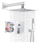 EMBATHER Duschsystem-Duscharmaturen-Set, komplett mit California-zertifiziert, 10 Zoll Duschkopf mit…