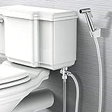 Bidet Set, Handbrause Dusche mit Schlauch Adapter Brausehalter für Bidet Toilette WC