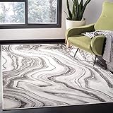 SAFAVIEH Zeitgenössische Teppich für Wohnzimmer, Esszimmer, Schlafzimmer - Craft Collection, Kurzer…