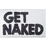 New Mungo Get Naked Badematte – Badezimmerteppiche für Badewannenmatte – niedliche Badteppiche für Wohnungsdekoration…