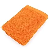 Pure Plain Hand Towel 50Ã‚ x 100Ã‚ -Ã‚ Orange by Linnea