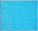 Linea Due Badteppich, 100% Polypropylen, Farbe 1, türkis, 50 x 60 cm