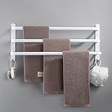 HONPHIER Handtuchhalter Bad 3 Tier Handtuchstange Badezimmer Aluminium Wand-handtuchhalter Handtuchhalter…
