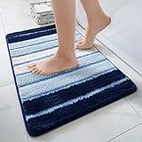 MIULEE Badematte Teppich Badezimmerteppich rutschfest Maschinenwaschbar Badteppich Badvorleger Saugfähig…