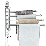 Lonffery Handtuchhalter für den Außenbereich, drehbar, 4-armig, Wandmontage, Handtuchstange für Badezimmer,…
