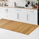 CosìCasa Bambus-Teppich für die Küche, rutschfest, wasserabweisend, leicht zu reinigen und aus nachhaltigen…