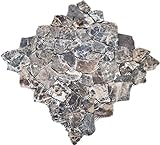 Mosaik Bruch/Ciot uni Castanao Marmor Naturstein Küche, Mosaikstein Format: 15-69x7 mm, Bogengröße:…