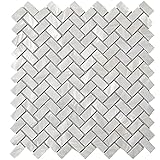MOP Pearl Shell Mosaik-Fliesen mit Fischgrätenmuster, für Küchen- und Badezimmerfliesen, 27,9 x 31,8…