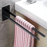 KROCEO Handtuchhalter ohne Bohren Edelstahl, Handtuchhalter Bad, Selbstklebend Badetuchhalter, Handtuchstange…