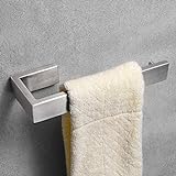 Nolimas Badezimmer-Hardware Handtuchstange SUS 304 Edelstahl quadratischer Handtuchring Regal Halter…