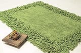 DecoKing 50x70 grün Designer Teppich Badvorleger Badematte Fußbodenbelag Vorleger Bedeckung Pflegeleicht…