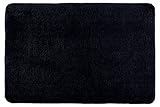 WENKO Badteppich Poly Black Duschmatte, schwarz, 90 x 60 x 0.5 cm