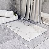 Nuelux Home Bath Stone Mat for Shower Diatomaceous Earth Bath Mat Stone Non-Slip Bath Mats for Bathroom…