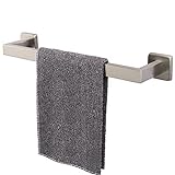 TocTen Badetuchhalter – Quadratischer Sockel, dicker SUS304 Edelstahl, Handtuchstange für Badezimmer,…