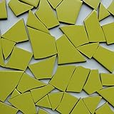 Fliesenbruch frostfest verschiedene Mixe Mosaik Bruchfliesen (1.0, gelb-grün K464)