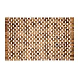 PANA eco Badematte Holz • Fußmatte 100% Akazienholz • Badvorleger Holz rutschfest • Holzmatte aus Echtholz…