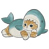 Badezimmerteppich, Motiv: Hai-Katze, niedlicher Badteppich, lustiger Schlafzimmerteppich, weicher Teppich,…