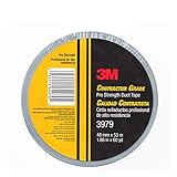 3M Contractor Grade Pro Strength Duct Tape 3979 Silver, 1.88 in x 60 yd 8.0 mil, Individually Wrapped,…