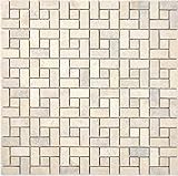 Marmor Mosaik Rad Stein chocolate Wand Boden Küche Dusche Bad Fliesenspiegel|WB88-B23|1Matte