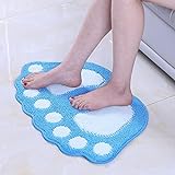 DOTBUY Bad-Teppiche, Anti-Rutsch-Bequeme Super saugfähiger weicher Duschteppich Dusche Teppich Badematte…