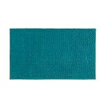 Douceur d'Intérieur Badematte 45 x 75 cm Mikrofaser Uni Sweety blau/Smaragd