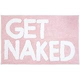 New Mungo Get Naked Badematte Rosa – rosa Badezimmerteppiche, Wohnungsdekoration, rosa Badezimmerzubehör,…