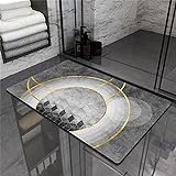 Super Absorbent Floor Mat, Rutschfest Waschbar Badvorleger Teppich Matte, Softmath Kieselalgenschlamm…
