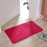 SLFC Badezimmerteppich, rutschfester Mikrofaser-Badteppich, extra weicher und saugfähiger Badezimmerteppich,…