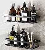 2 Stück Duschregal, Duschregal Ohne Bohren, Selbstklebendes Regal Dusche, Wasserdicht & Rostfrei Badezimmer…