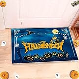 Halloween Badezimmer Dekor Herbst Badezimmer Teppiche Rutschfeste Badematten für Badezimmer Dusche Badewanne…