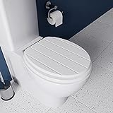 Croydex WL601122H Flexi-Fix Portland Always Fits Never Slips Slow Close Antibakteriell WC-Sitz, Holz,…