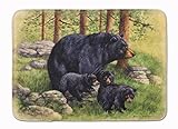 Caroline 's Treasures bdba0114rug Schwarz Bears von Daphne Baxter Fußmatte, 48,3 x 68,6 cm Multicolor
