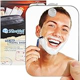 Shave Well Antibeschlag Reisespiegel – Badezimmer Make Up Spiegel und Rasierspiegel Dusche für Männer…
