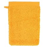Waschhandschuh 16 x 21 cm Pure Gelb Gold 550 g/m2
