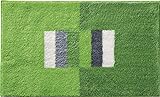 Erwin Müller Badematte Korfu, Badteppich rutschhemmend grün Größe 90x90 cm - für Fußbodenheizung geeignet,…