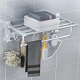 Wodasi Handtuchstange Handtuchhalter Ohne Bohren handtuchhalter, Handtuchstange Badezimmer, Raum Aluminium…