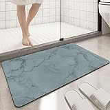 Super saugfähige Badematte, 80x50.5 cm, schnell trocknende Badezimmermatten, super saugfähige Wohnzimmer-Bodenmatte,…