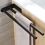 RUICER Handtuchhalter Zweiarmig Edelstahl Handtuchstange Doppelt, Badetuchhalter für Bad küche Wand,…