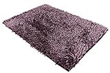 DecoKing 50x70 violett lila Flider Badteppich Badeteppich Badematte Badematten Teppich Fußbodenbelag…