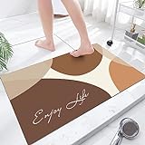 YeahBoom Super Absorbierende Bodenmatte,60 * 90cm Schmutzabweisend Bodenmatte Für Bad,rutschfest Küchenteppich,Ölfest…