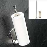 AllRight Toilettenpapierhalter Wandrollenhalter Küchenrollenhalter Wand Rollenhalter ohne Bohren Küche…