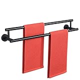Alise GYT6902-B SUS304 Handtuchhalter für Badezimmer, doppelte Handtuchstange zum Aufhängen, Wandhalterung,…