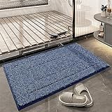 BWBIKE Badezimmerteppich Matte Super Soft Saugfähiger Badeteppich rutschfeste Badematten Maschinenwaschbarer…
