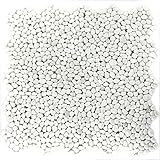 Flusskiesel Naturstein Mosaik Micro Fliesen Weiss