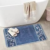 Zahari Home Capri Badezimmerteppich, luxuriöser Badteppich, waschbar, schöne Duschmatte, einzigartiges…