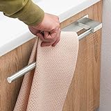 Handtuchhalter Ohne Bohren Edelstahl Gästehandtuchhalter Selbstklebende Handtuchstange für Bad Küche…