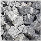 AUPROTEC Granit Pflastersteine 1t Naturstein 9/11 grau DIN EN 1342: 1000 kg