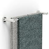 SAFETY+BEAUTY Handtuchstange für Badezimmer oder Küche, 61 cm, rostfreie Edelstahlkonstruktion (Nickel…